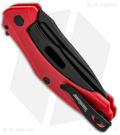 Kershaw Mini Natrix Sub-Frame Lock Knife Red G-10 (2.75" Black) 7006RDBLK - Image 3