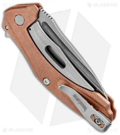 Kershaw Mini Natrix Sub-Frame Lock Knife Copper (2.75" Stonewash) 7006CU - Image 3