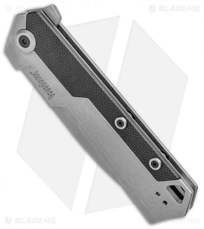 Kershaw Oblivion Assisted Opening Flipper Knife Black GFN (3.5" Stonewash) 3860 - Image 2