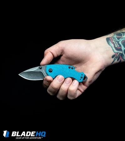 Kershaw Shuffle Liner Lock Knife Teal (2.375" BlackWash) 8700TEALBW - Image 4
