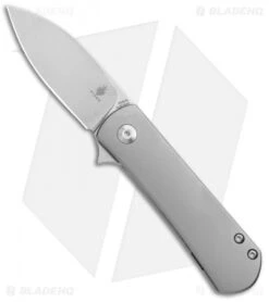 Kizer Laconico Yorkie Frame Lock Flipper Knife Titanium (2.57" Satin) Ki3525A3