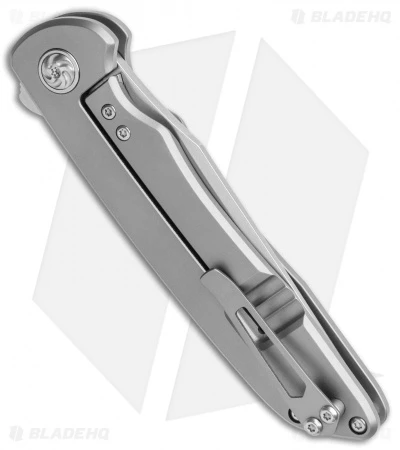 Kizer Nick Swan Matanzas Frame Lock Knife Ti/Micarta Tanto (3.5" Stonewash) - Image 3