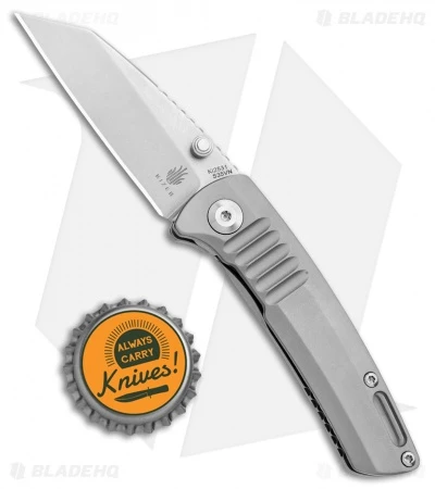 Kizer Shard Frame Lock Knife Titanium (2.25" Stonewash) Ki2531 - Image 4