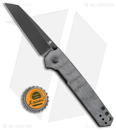 Kizer Vanguard Domin Liner Lock Knife Black Micarta (3.5" Black) V4516SC1 - Image 5