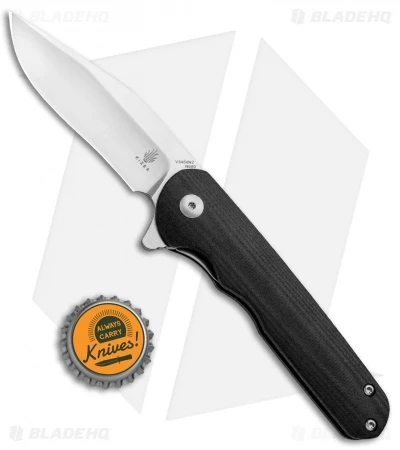 Kizer Vanguard Flashbang A1 Liner Lock Knife Black G-10 (3" Satin N690) V3454N1 - Image 4