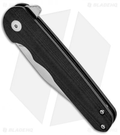 Kizer Vanguard Flashbang A1 Liner Lock Knife Black G-10 (3" Satin N690) V3454N1 - Image 2