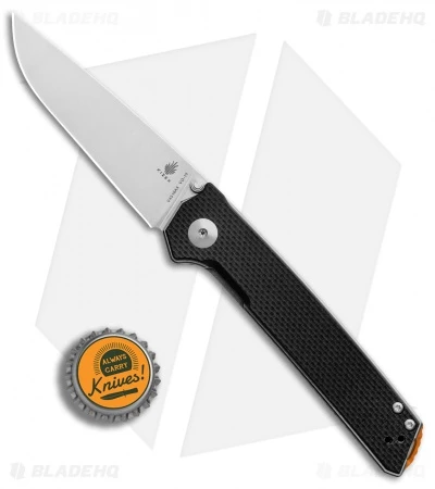 Kizer Vanguard Series Domin Liner Lock Knife Black G-10 (3.5" Stonewash) V4516A1 - Image 4