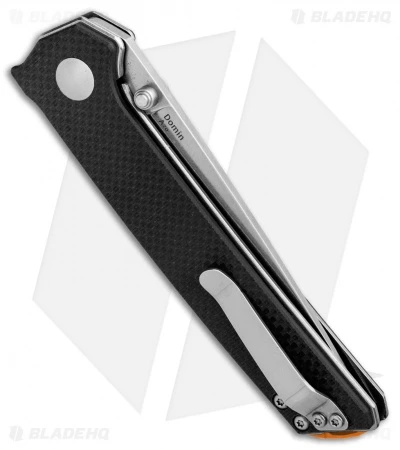 Kizer Vanguard Series Domin Liner Lock Knife Black G-10 (3.5" Stonewash) V4516A1 - Image 2