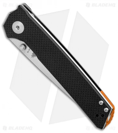 Kizer Vanguard Series Domin Liner Lock Knife Black G-10 (3.5" Stonewash) V4516A1 - Image 3