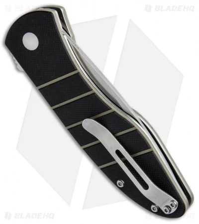 Kizer Vanguard Velox 2 Liner Lock Flipper Knife Black G-10 (3.4" Satin) V4478A1 - Image 3