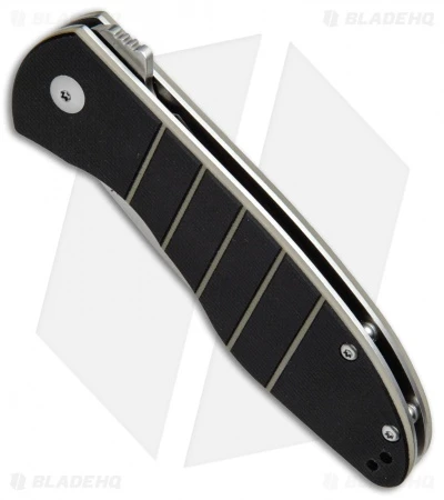 Kizer Vanguard Velox 2 Liner Lock Flipper Knife Black G-10 (3.4" Satin) V4478A1 - Image 2