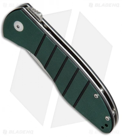Kizer Vanguard Velox 2 Liner Lock Flipper Knife Green G-10 (3.4" Satin) V4478A2 - Image 2