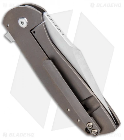 Alliance Designs Laconico Angry Baby Bear Flipper Tanto Knife Bronze Ti - Image 3