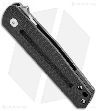 Alliance Designs Laconico EZE Flipper Knife Carbon Fiber (3" Hand Satin) - Image 2