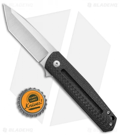 Alliance Designs Laconico EZE Flipper Knife Carbon Fiber (3" Satin) - Image 4