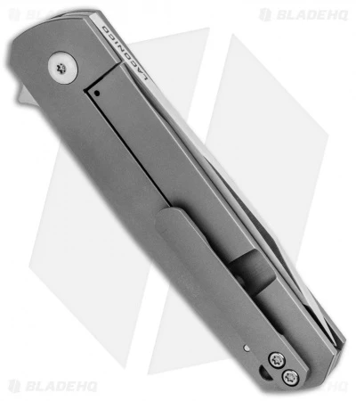 Alliance Designs Laconico EZE Flipper Knife Titanium (3" Hand Satin) Collection - Image 3