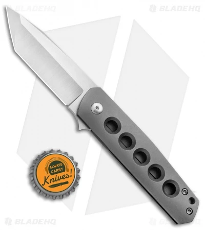 Alliance Designs Laconico EZE Flipper Knife Titanium (3" Satin) - Image 4