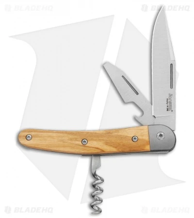 LionSteel Jack Slip Joint Knife Three Function Santos Wood (3" Satin M390)