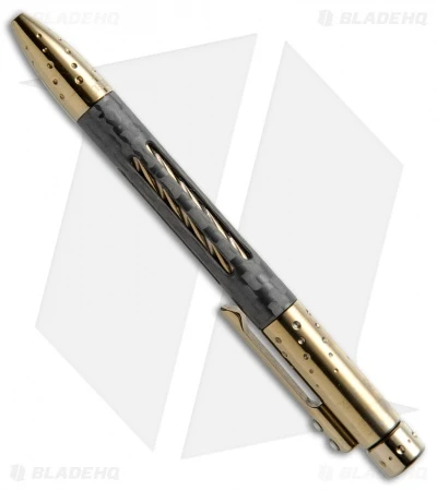 Lionsteel Nyala Titanium/Carbon Fiber Pen (Bronze Shine) NY-FC-BRS