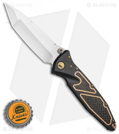 Marfione Custom Socom Elite Liner Lock Knife CF/Copper/LSCF (Satin) - Image 4