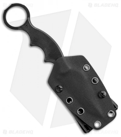 Maserin 921 Neck Line Karambit Fixed Blade Knife Black G-10 (2.75" Black) - Image 3