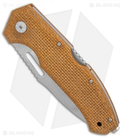 Maserin Nimrod Lockback Knife Desert Canvas Micarta (3.5" Stonewash) 480MD - Image 3