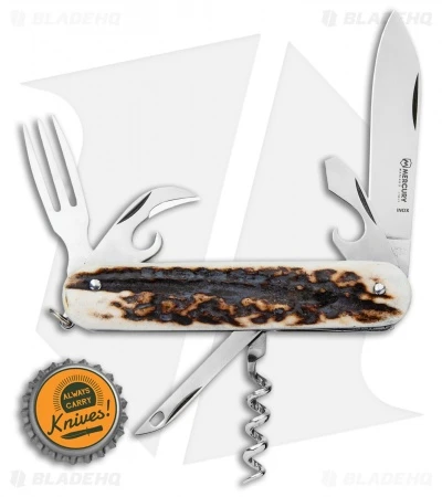 Mercury 7-in-1 Multi-Purpose Penknife Stag (3" Polish) 913-6DC - Image 4