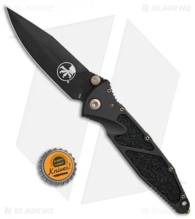 Microtech Signature Series Socom Elite Spear Point Knife (4" Black DLC) - Image 4