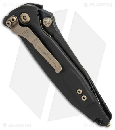 Microtech Signature Series Socom Elite Spear Point Knife (4" Black DLC) - Image 3
