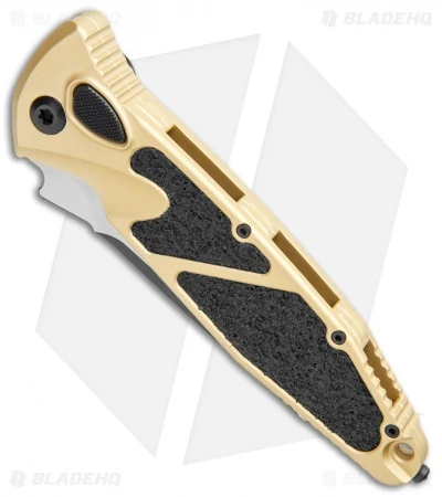 Microtech Socom Elite T/E Auto Knife Champagne Gold (4" Two Tone) 161A-1CG - Image 2
