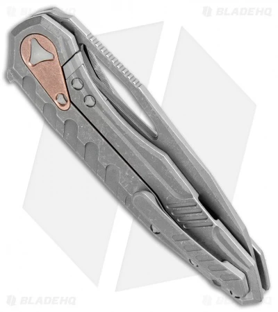 Microtech Sigil MK6 Frame Lock Knife Apocalyptic Titanium (3.75" Apocalyptic) - Image 3