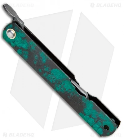 Nagao Higonokami Friction Folder Jade Iron (2.8" Satin) - Image 3