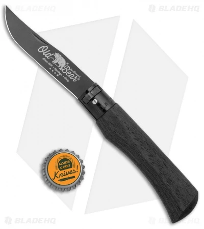 Antonini Old Bear Classical Total Black Large Knife Black Wood (3.4" Black) - Image 4
