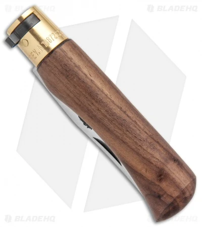 Antonini Old Bear Classical Carbon Large Knife American Walnut (3.4" Satin) - Image 2