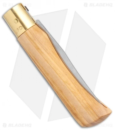 Antonini Old Bear Classical Carbon Large Knife Italian Olive (3.4" Satin) - Image 3