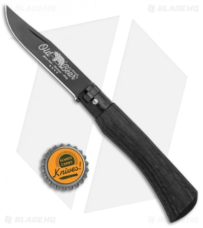 Antonini Old Bear Classical Total Black Medium Knife Black Wood (3.2" Black) - Image 4