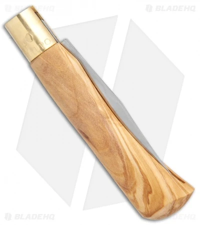 Antonini Old Bear Classical Carbon Medium Knife Italian Olive (3.2" Satin) - Image 3