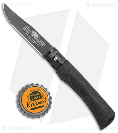 Antonini Old Bear Classical Total Black Small Folding Knife Black (2.9" Black) - Image 4