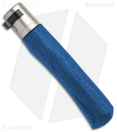 Antonini Old Bear Classical Small Folding Knife Blue Wood (2.9" Satin) - Image 2