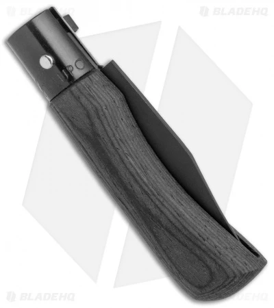 Antonini Old Bear Classical Total Black XS Folding Knife Black Wood (2.5" Black) - Image 3