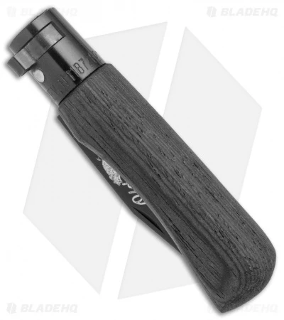 Antonini Old Bear Classical Total Black XS Folding Knife Black Wood (2.5" Black) - Image 2