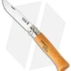 Opinel Knives No. 8 Carbon Steel Knife Beech Wood (3.25" Satin)