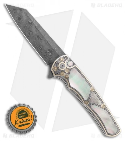 Pro-Tech Malibu Ultimate Custom Wharncliffe Plunge Lock Knife (Chad Nichols Dam) - Image 4
