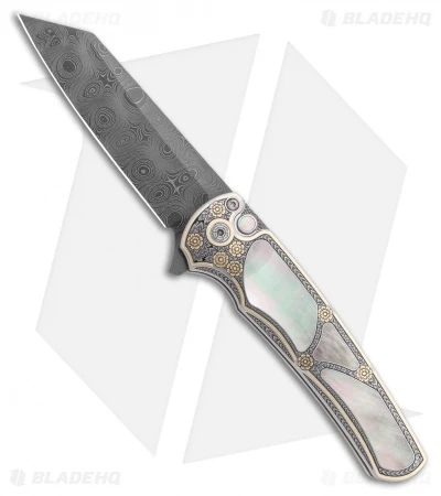 Pro-Tech Malibu Ultimate Custom Wharncliffe Plunge Lock Knife (Chad Nichols Dam)