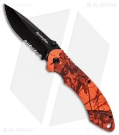 Remington F.A.S.T. 2.0 Spring Assisted Knife Orange Camo Aluminum (3" Black)