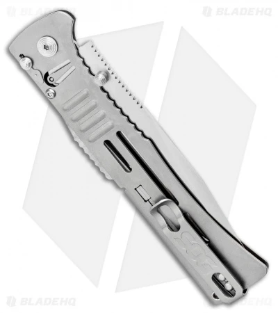 SOG SlimJim XL Bead Blast Assisted Opening Knife (4.18" Satin) SJ-51 - Image 3