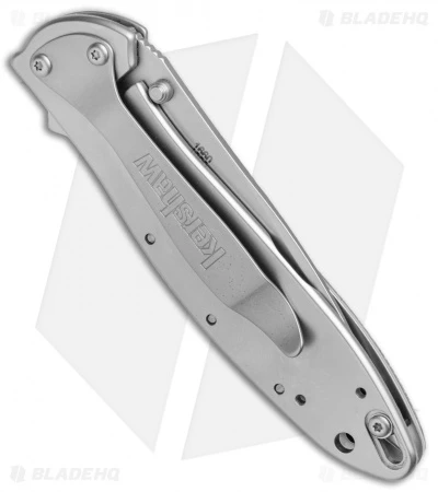 Santa Fe Stoneworks Customized Kershaw Leek A/O Knife Mammoth (3" Bead Blast) - Image 3