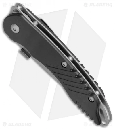 Schrade Extreme Survival Spring Assisted Knife Black ABS (3" Bead Blast) SCHA1 - Image 2