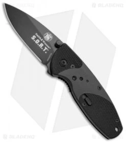 Smith & Wesson Large S.O.R.T. Spring Assisted Knife Black (2.5" Black)
