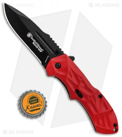 Smith & Wesson Black Ops 3 Red A/O Knife (3.35" Black) SWNKD - Image 4